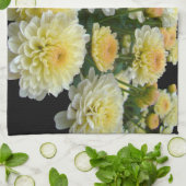 レモン・メリング・菊 キッチンタオル (折り畳み)