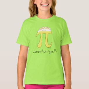 レモン・メレンゲ・パイ かわいい数学 キッズ・ガールズTシャツ Tシャツ