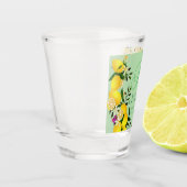 レモン モノグラム グリーン ショットグラス (左)