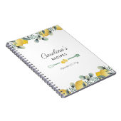 レモン&ユーカリレシピクックブック ノートブック (右側)