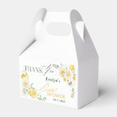 レモン ユーカリ ローズ ブライダルシャワー 感謝 フェイバーボックス (裏面サイド)