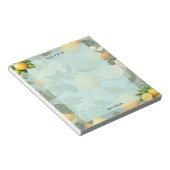 レモン ライフ ブランク ノートパッド (アングル)