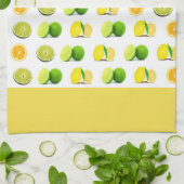 レモン、ライムおよびオレンジ台所Dishtowel キッチンタオル (折り畳み)