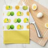 レモン、ライムおよびオレンジ台所Dishtowel キッチンタオル (四つ折り)