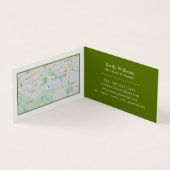 レモン、ライム&キウイ、ジュースバー、詳細 名刺 (内部)