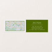 レモン、ライム&キウイ、ジュースバー、詳細 名刺 (内部フラット)