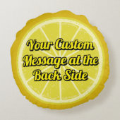 レモン ラウンドクッション (裏面)