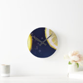 レモン ラウンド壁時計 (ホーム)