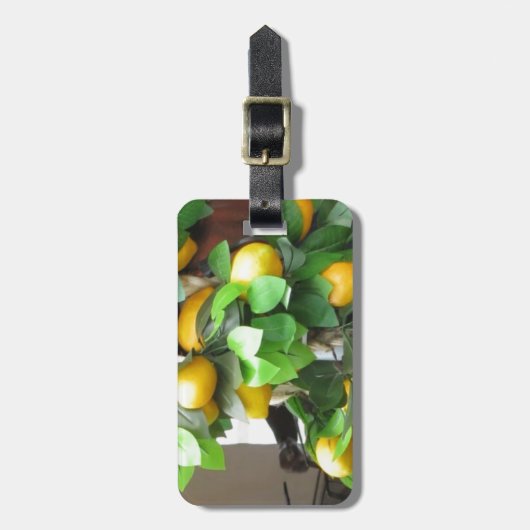 レモン ラゲッジタグ (正面縦)