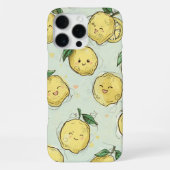 レモン・ラブ - 鮮やかな黄色の水彩柑橘類 iPhoneケース (裏面)