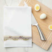 レモン&レディバグ – キッチンタオル (四つ折り)