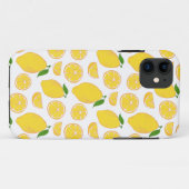 レモン、レモンパターン Case-Mate iPhoneケース (裏面(横))