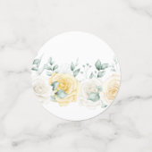 レモン&ローズの結婚式 受付用 コンフェッティ (スモール正面)