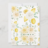 レモン＆ローズ セーブ・ザ・デート 招待状 (裏面)