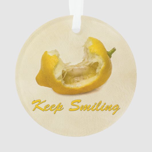 レモン – 保笑顔 オーナメント (裏面)