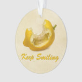 レモン – 保笑顔 オーナメント (正面)