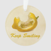 レモン – 保笑顔 オーナメント (正面)