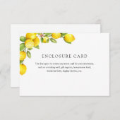 レモン 封入カード エンクロージャーカード (正面/裏面)