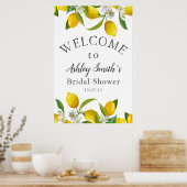 レモン、彼女はメインスクイーズのウェルカムサインを見つけた ポスター (キッチン)