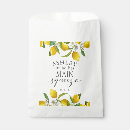 レモン、彼女は彼女のメインの絞りを見つけた フェイバーバッグ (正面)