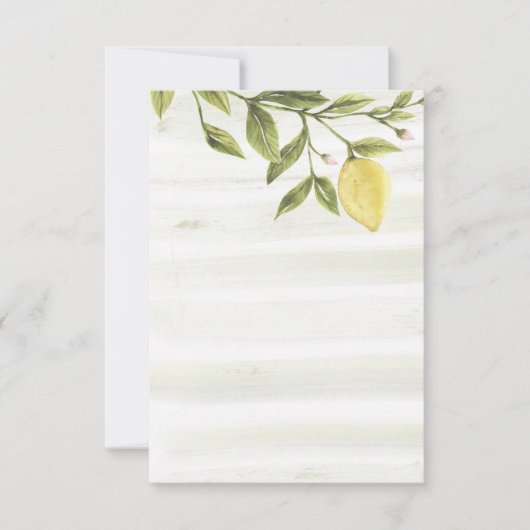 レモン 感謝カード (正面)