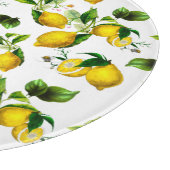 レモン、柑橘類地中海の、アート   カッティングボード (角)