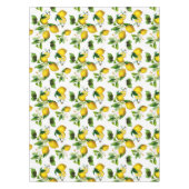 レモン、柑橘類地中海の、アート テーブルクロス (正面)