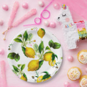 レモン、柑橘類地中海の、アート    ペーパープレート (パーティー)