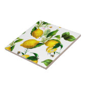 レモン、柑橘類、ア地中海のートラウンド紙 タイル (側面)