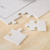 レモン(柑橘類)フルーツウォーター絵画の色 ジグソーパズル (側面)