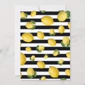 レモン | 柑橘 | ブライダルシャワー 招待状 (裏面)