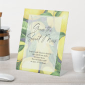 レモン – 甘い混乱を推測 台座サイン (インサイチュ)