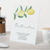 レモン – 甘い混乱を推測 台座サイン (インサイチュ)