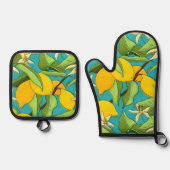 レモン 鍋つかみ&鍋敷きセット (正面)