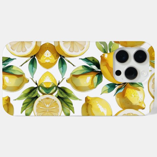 レモン Case-Mate iPhoneケース (裏面 (横))