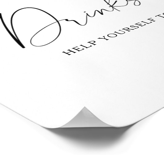 レモン – Drinks Poster ポスター (角)