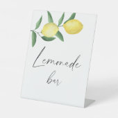 レモン – Drinks Poster 台座サイン (正面)