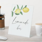レモン – Drinks Poster 台座サイン (インサイチュ)