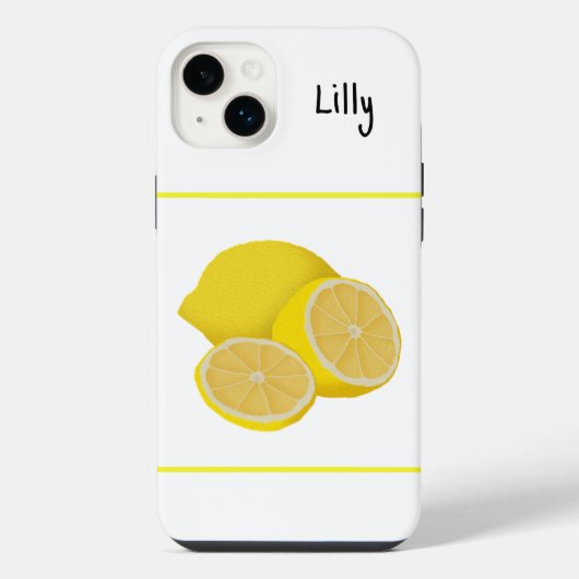 レモン iPhoneケース (裏面)