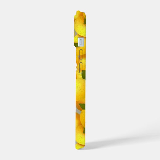レモン iPhone 15ケース (左側面)