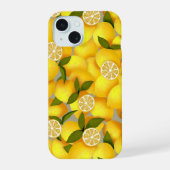 レモン iPhone 15ケース (裏面)