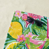 レモ名門私立校風のンカクテル |バチェロレッテ週末 ビーチタオル (インサイチュ)