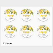 レモ地中海のンの赤感謝していちゃんシャワー ラウンドシール (シート)