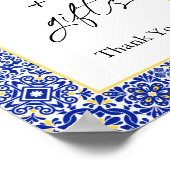 レモ地中海のンイタリアンカードとGIftsサイン ポスター (角)