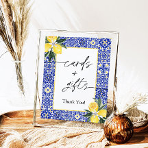 レモ地中海のンイタリアンカードとGIftsサイン