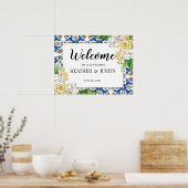 レモ地中海のンウェルカムサイン結婚ズ ポスター (キッチン)