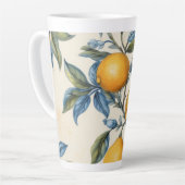 レモ地中海のングローブ カフェラテマグ (左アングル)