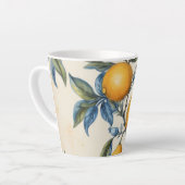 レモ地中海のングローブ カフェラテマグ (左アングル)