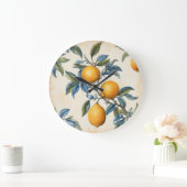 レモ地中海のングローブ ラージ壁時計 (ホーム)