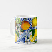 レモ地中海のンコーヒーマグ コーヒーマグカップ (正面左)